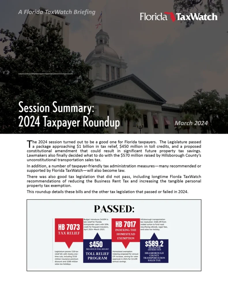 Session Summary: 2024 Taxpayer Roundup